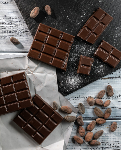 Молочный с натуральным молотым кофе