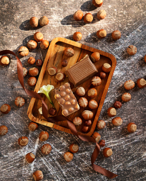 Молочный с фундуком