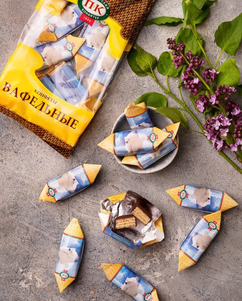 Вафельные Дальневосточный мишка