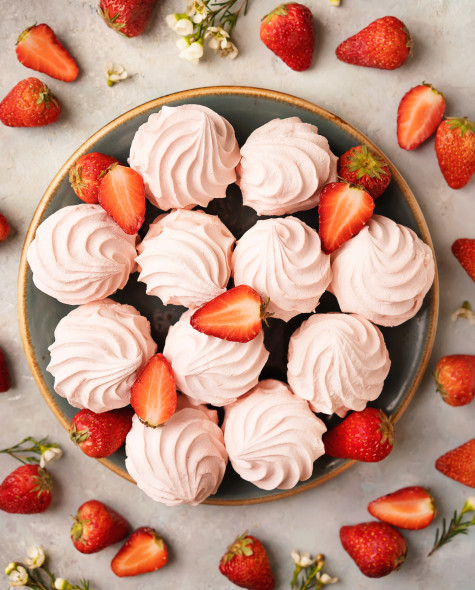 Неглазированный со вкусом клубники