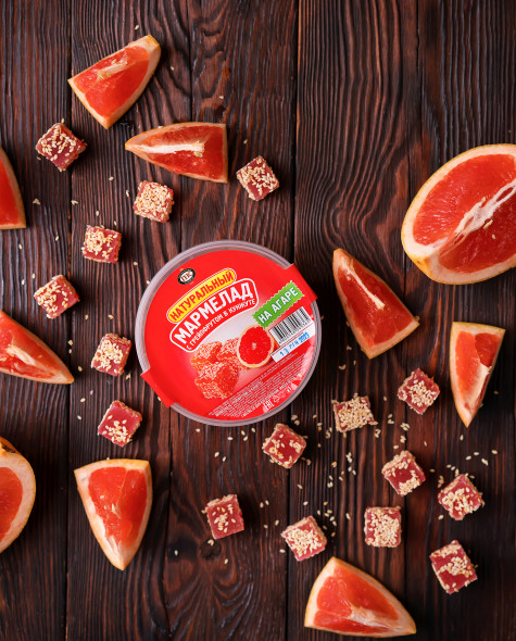 С грейпфрутом в кунжуте