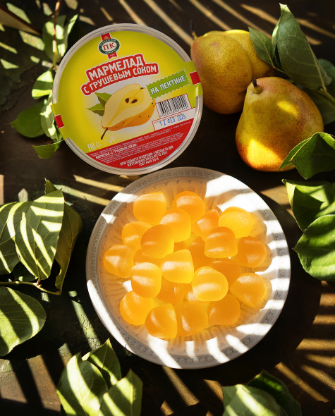 С грушевым соком на пектине