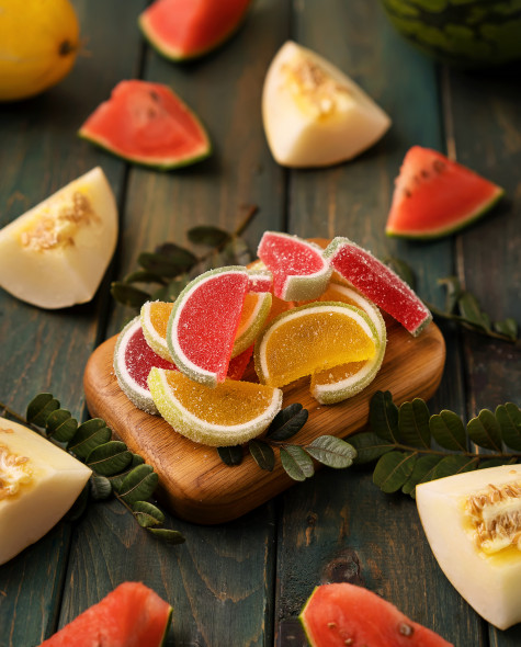 Арбузные и дынные мармеладки