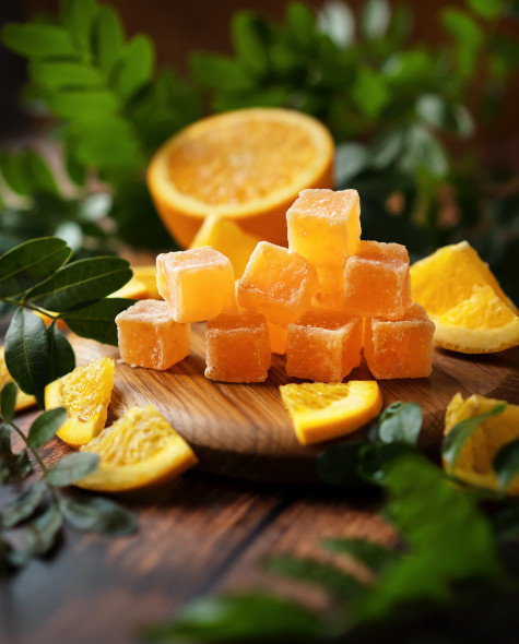 С апельсином в рисовой муке