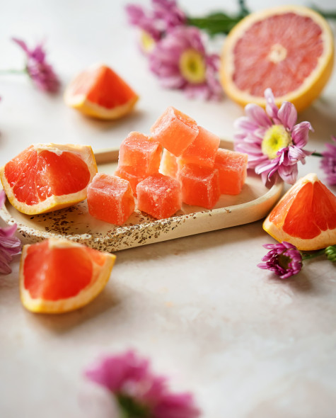 С грейпфрутом в рисовой муке