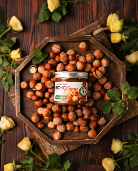 Паста десертная ореховая - Шоковладная с фундуком